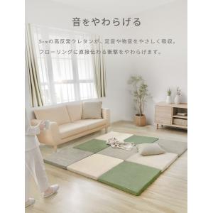 座布団 高反発 防音 ラグマット スクエア ク...の詳細画像5