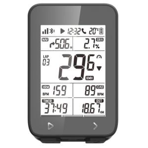 iGPスポーツ サイクルコンピューター iGS320 GPS　視認性に長けた2.4インチの画面