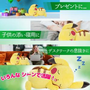 ピカチュウ ぬいぐるみL ポケモン すやすやフ...の詳細画像4