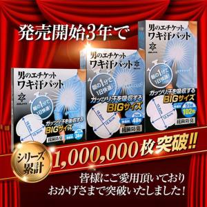 脇汗パッド メンズ 汗脇 汗取りパット インナ...の詳細画像2