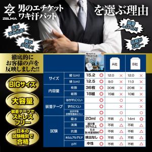 脇汗パッド メンズ 汗脇 汗取りパット インナ...の詳細画像5