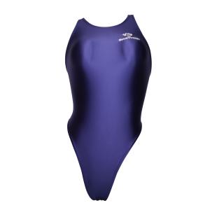 SWIMHXBY] 競泳水着 レディース ガールズ 280 ハイレグモデル 紫