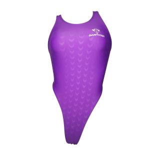 [SWIMHXBY] 競泳水着 レディース ガールズ 280 Tバックモデル 紫