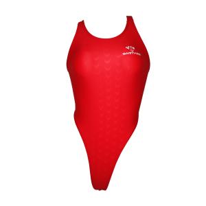 [SWIMHXBY] 競泳水着 レディース ガールズ 280 Tバックモデル 赤