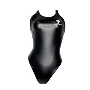 　競泳水着　レディース　ガールズ　280　ウォーターポロ　水球　エナメル　NPU　ベーシック　黒
