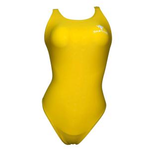 　競泳水着　レディース　ガールズ　280　ベーシック　黄色