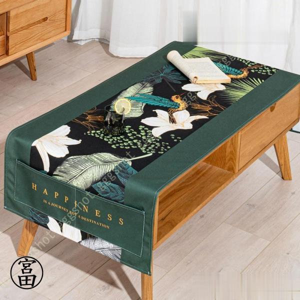 テーブルクロス ロビー収納 長方形 防水防油 食卓カバー デスクマット 北欧風 エスニック 汚れ防止...