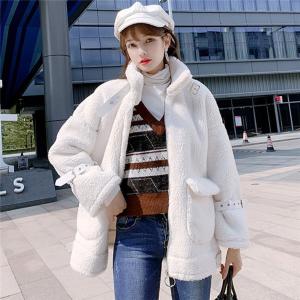 フリースジャケット レディース 厚手 女性用 ファッション カジュアル 冬 暖かい 厚手 コート ジャケット 上着 防寒着 アウトドア 送料無料 Litreop 良心ストア 通販 Yahoo ショッピング