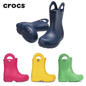 crocs クロックス KIDS HANDLE IT RAIN BOOT 12803 ハンドル イット レイン ブーツ キッズ 子供用｜lib-ys