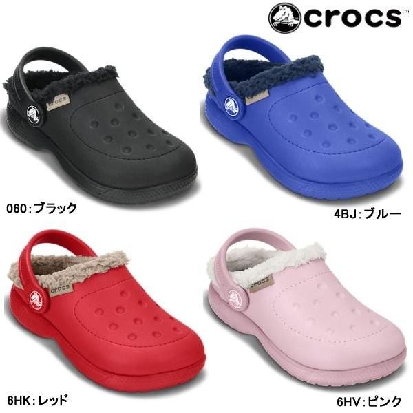 クロックス クロッグサンダル 防寒 キッズ 子供用 crocs ColorLite lined 16...