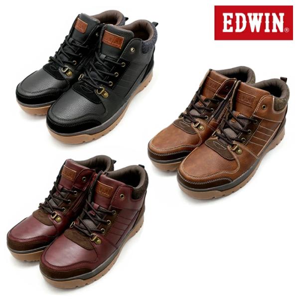 EDWIN エドウィン EDM-6560 メンズ スニーカー 靴 カジュアルシューズ 防水 防滑 3...