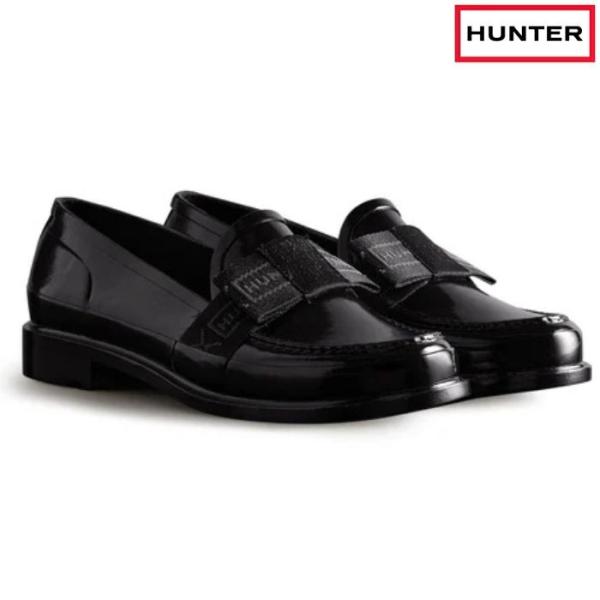 HUNTER ハンター WFF1096GRL レディース リファインド ボウ グロス ペニー ローフ...
