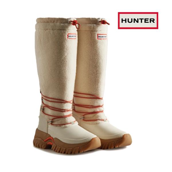 HUNTER レディース スノーブーツ ロング WOMENS WANDERER VEGAN SHEA...