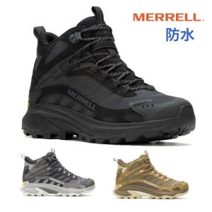 MERRELL メレル M037501 M037503 M037505 モアブ スピード 2 ミッド ゴアテックス メンズ 防水 透湿 アウトドア ハイキングシューズ スニーカー 登山 靴｜lib-ys