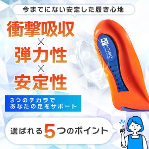 インソール 衝撃吸収 疲れない O脚 スポーツ...の詳細画像2