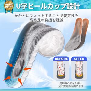 インソール 衝撃吸収 疲れない スポーツ ゴル...の詳細画像3