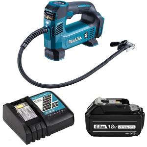 マキタ 空気入れ MP180DZ 18V 6.0Ah BL1860B 互換 バッテリー セット