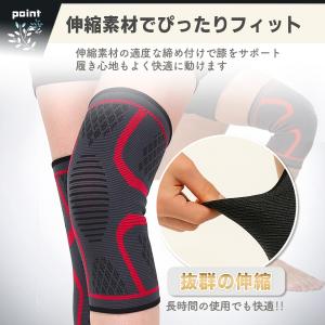 膝サポーター スポーツ 薄手 高齢者 膝痛 ロ...の詳細画像2