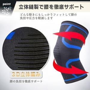 膝サポーター スポーツ 薄手 高齢者 膝痛 ロ...の詳細画像3