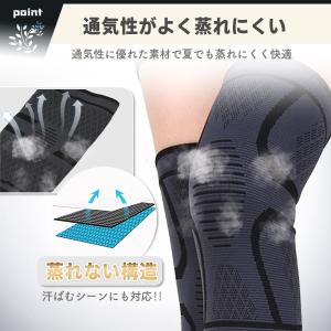 膝サポーター スポーツ 薄手 高齢者 膝痛 ロ...の詳細画像5