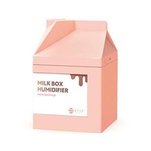 EYLE 卓上加湿器 ミルクボックス型 超音波式 USB オフィス 自動停止機能 アロマウォーター対応 PINK ME01-MB-PK