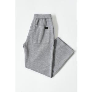 【SALE!】A.D.A.N (エーディーエーエヌ) 1 TUCK WIDE KNIT PANTS ...