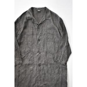 【NEW!】orslow (オアスロウ) SUMI DYED LINEN SHOP COAT [CH...