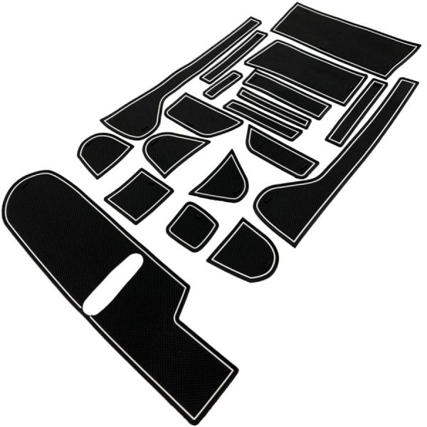 NBOX カスタム JF3 パーツ ノンスリップマット ドアポケットマット インテリアラバーマット