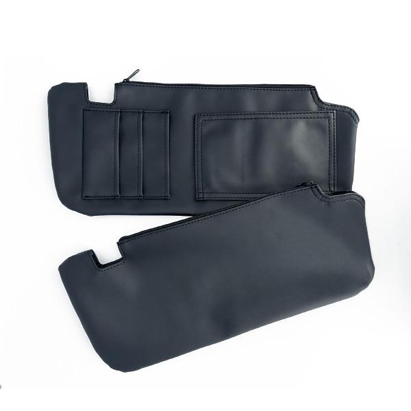 アクア アクアクロスオーバー NHP10 NHP10H サンバイザーカバー レザー ブラック 運転席...