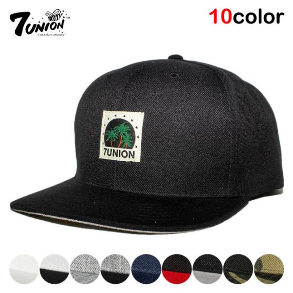 セブンユニオン 7UNION スナップバックキャップ 帽子  メンズ レディース 迷彩 wt gy ...
