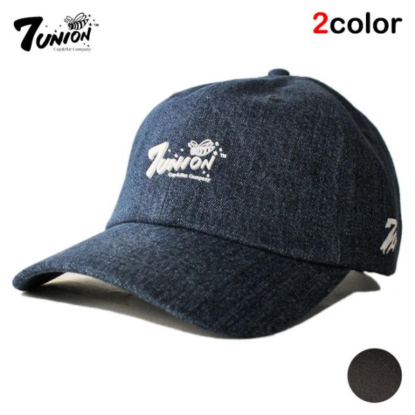 セブンユニオン 7UNION ストラップバックキャップ 帽子 メンズ レディース デニム bk nv