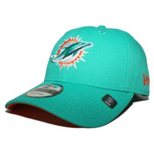 ニューエラ ストラップバックキャップ 帽子 NEW ERA 9forty メンズ レディース NFL マイアミ ドルフィンズ lbe｜liberalization