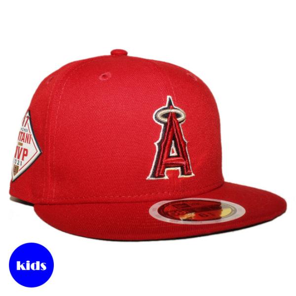 子供用 ニューエラ ベースボールキャップ 帽子 NEW ERA 59fifty キッズ MLB ロサ...