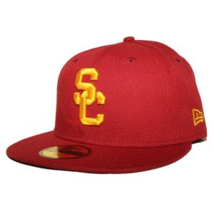 ニューエラ ベースボールキャップ 帽子 NEW ERA 59fifty メンズ レディース NCAA サウス カリフォルニア トロージャンズ rd