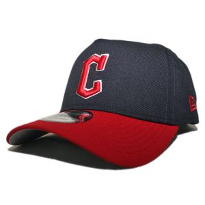 ニューエラ スナップバックキャップ 帽子 NEW ERA 9forty メンズ レディース MLB クリーブランド ガーディアンズ nv｜liberalization