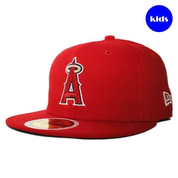 子供用 ニューエラ ベースボールキャップ 帽子 NEW ERA 59fifty キッズ MLB ロサ...