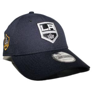 ニューエラ ストラップバックキャップ 帽子 NEW ERA 9forty メンズ レディース NHL ロサンゼルス キングス MLS ロサンゼルス ギャラクシー nv｜liberalization