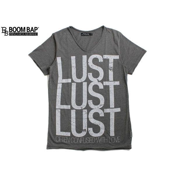 ブーン バップ Tシャツ BOOM BAP メンズ 半袖 Vネック カットソー グラフィック gy