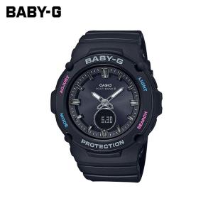 女性用 カシオ ベビーG 腕時計 ベビージー ベイビージー 電波 ソーラー CASIO BABY-G レディース 防水 国内正規品 bk｜liberalization