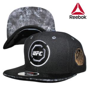 リーボック ユーエフシー コラボ スナップバックキャップ 帽子 Reebok UFC メンズ レディース bk ptn｜liberalization