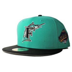 ニューエラ ベースボールキャップ 帽子 NEW ERA 59fifty メンズ レディース MLB フロリダ マーリンズ lbe｜liberalization