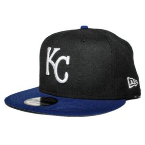 ニューエラ スナップバックキャップ 帽子 NEW ERA 9fifty メンズ レディース MLB カンザスシティ ロイヤルズ bk｜liberalization
