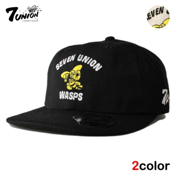 セブンユニオン 7UNION ストラップバックキャップ 帽子 メンズ レディース wt bk