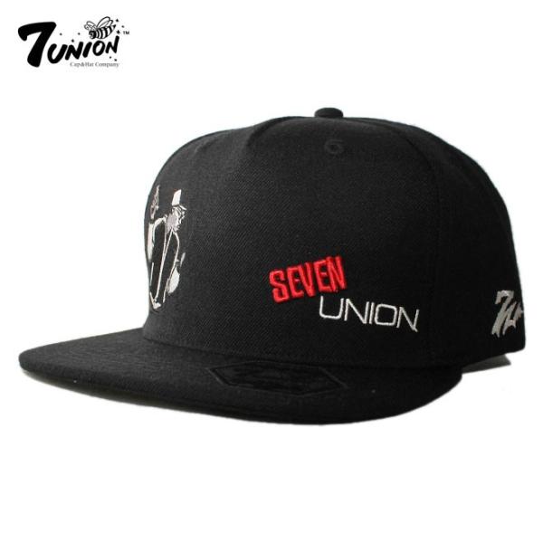 セブンユニオン 7UNION ストラップバックキャップ 帽子 メンズ レディース bk