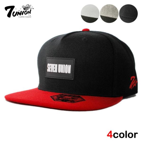セブンユニオン 7UNION ストラップバックキャップ 帽子 メンズ レディース wt gy bk