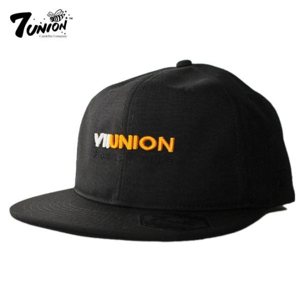 セブンユニオン 7UNION スナップバックキャップ 帽子 メンズ レディース コーデュラ bk