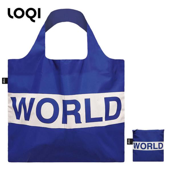 セール ローキー エコバッグ トートバッグ LOQI メンズ レディース アート 手提げ 買い物袋 ...