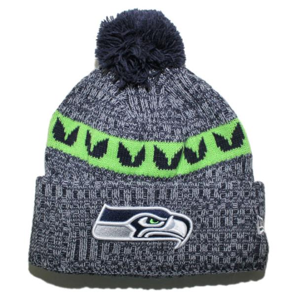 ニューエラ ニット帽 帽子 NEW ERA メンズ レディース NFL シアトル シーホークス nv...