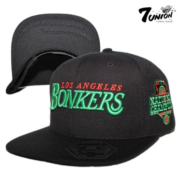 セブンユニオン 7UNION スナップバックキャップ 帽子 メンズ レディース bk