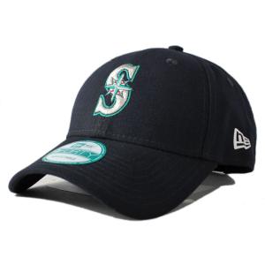 ニューエラ ストラップバックキャップ 帽子 NEW ERA 9forty メンズ レディース MLB シアトル マリナーズ nv｜liberalization